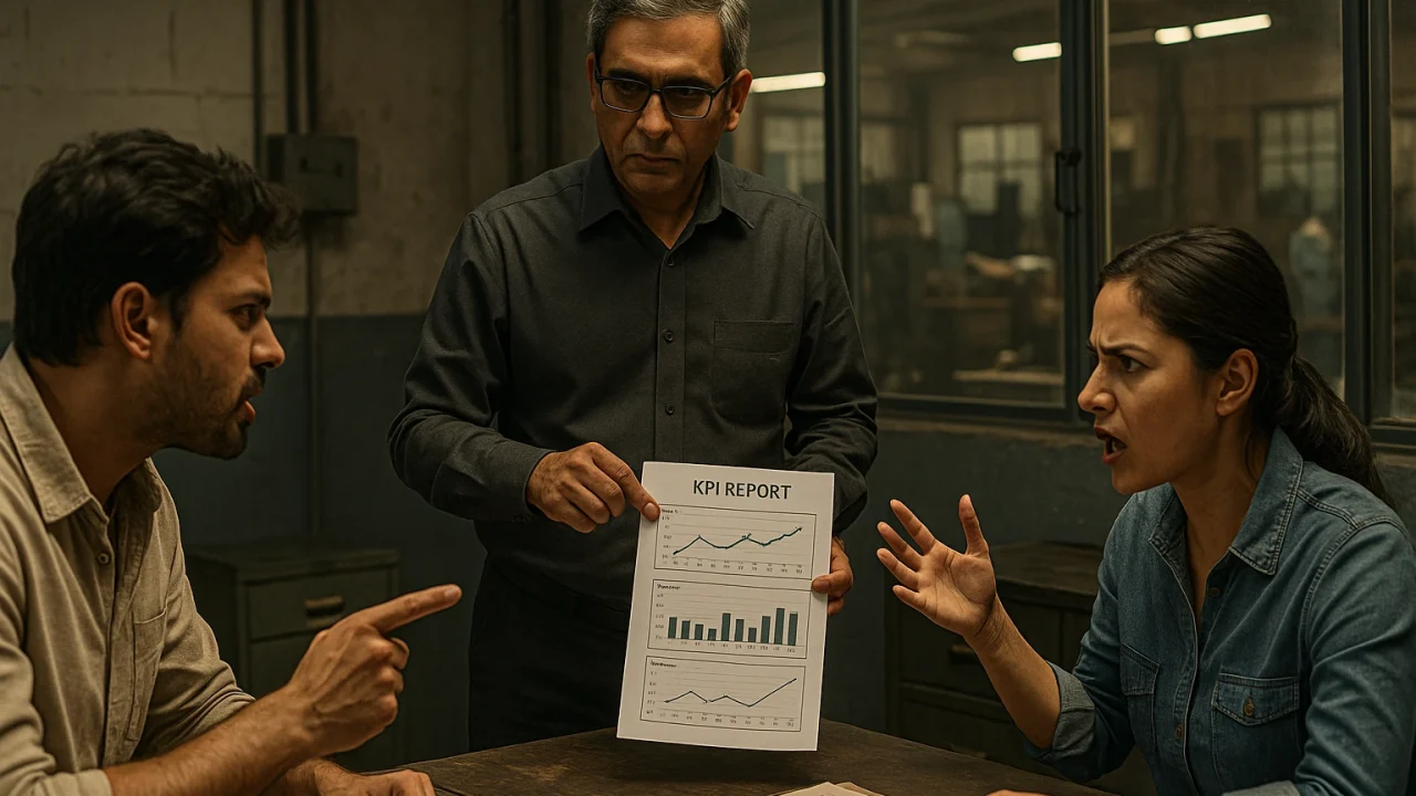 Sanjay Poddar resolving family feud in factory office